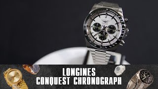 Longines Conquest Chronograph L38354026 Огляд\Review by secundacomua [upl. by Nnyltiak]