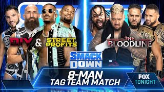 The Bloodline vs Street Profits Tommaso Ciampa amp Johnny Gargano 22 SmackDown Sep 6 2024 [upl. by Branscum965]