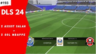 CAREER MODE DLS 24  PART 193  2 ASSIST SALAH UNTUK 2 GOAL MBAPPE [upl. by Rehtaef]