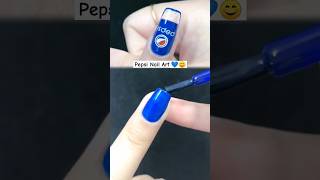 Its A Original Pepsi Looking Nail Art 🔥😱 [upl. by Bryana597]