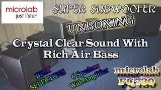 Worlds Best Subwoofer for Best Price  Microlab FC730 Subwoofer UNBOXING [upl. by Acirne]