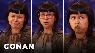 The Many Impressions Of Charlyne Yi  CONAN on TBS [upl. by Martres]