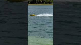 Full power gas motor boat racing Hialeah Florida Amelia Earhart Park [upl. by Hpseoj]