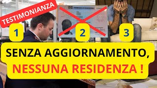 🔴 LE PRIME CONSEGUENZE SENZA AGGIORNAMENTO DEL PERMESSO DI SOGGIORNO CE o UE NESSUNA RESIDENZA [upl. by Nerua]