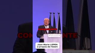 Jean Marie Lepen sur l’islam lepen shortvideo macron lfi rn melenchon [upl. by Lamrert]