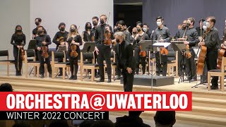 orchestraUWaterloo Winter 2022 Concert [upl. by Yzeerb]