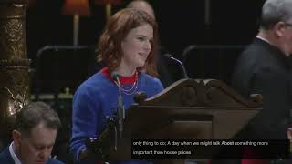 Rose Leslie Speaking French [upl. by Darreg]