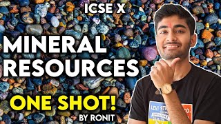 Mineral amp Energy Resources Geography Class 10 ICSE  One Shot [upl. by Bathsheeb303]