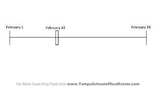 Florida Real Estate Exam Math Prep Videos  Question 1  Rent Prorations [upl. by Hamimej173]