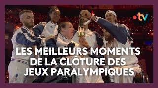 Cérémonie de clôture des Jeux Paralympiques  les meilleurs moments [upl. by Enyal976]