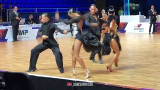 Eric Testa  Federica Brezzo ITA  Cha Cha Cha  World Latin Championship 2019  Moscow [upl. by Mcmillan]