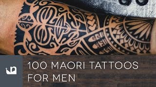 100 Maori Tattoos For Men [upl. by Nnayllas]