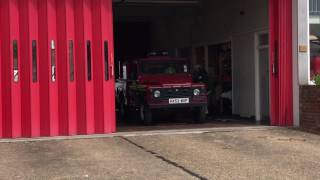 Ringwood Hampshire Fire amp Rescue Service Land Rover [upl. by Atikehs]