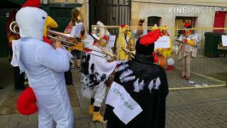 Carnaval de Bayonne  concert des poules en plein air [upl. by Ansela]