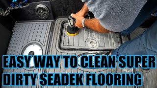 EASY WAY TO CLEAN SEADEK QUICKLY NO MORE SCRUBBING BY HAND OR WITH A BRUSH [upl. by Harlen]