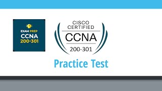 CCNA 200301 Real Exam Practice Test 01 100 QA  ccna ccna200301 cisco 200301 certification [upl. by Gamal]