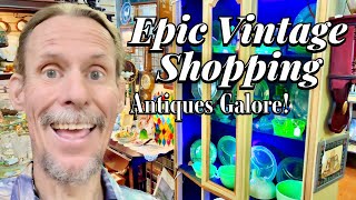 Exploring a Massive Antique Mall Hidden Treasures amp Vintage Finds [upl. by Attenyw]