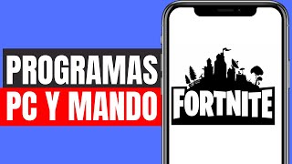 Programas Legales para Fortnite PC MANDO [upl. by Ahsiea]