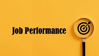 MBA Series OB 16 What is job performance Individual Job Performance from OB Perspective [upl. by Lanti]