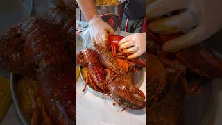 Could you finish an ENTIRE WHOLE LOBSTER lobster seafood foodchallenge [upl. by Erminna241]