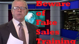 Fake News Beware of Fake Sales training [upl. by Nelyaw373]