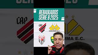 REBAIXADOS PARA SÉRIE B DE 2025 shortvideo brasileirão atléticomg atleticopr futebol [upl. by Airlee720]