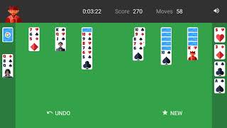 Android Longplay  Google Solitaire  Easy [upl. by Uzia]