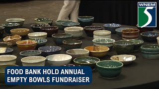 Food bank holds annual Empty Bowls fundraiser [upl. by Aknayirp]