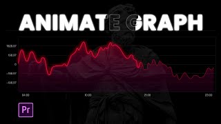 Animate graph with GLOW LINE in Premiere Pro [upl. by Martelli78]