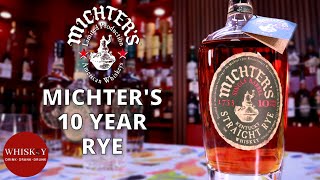 Whiskey Review 2022 Michters Rye 10 Full Review and Tasting [upl. by Adraynek]