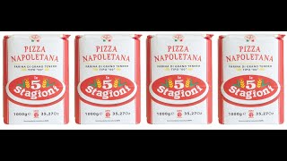 1 rész Nápolyi stílusú pizzához Dirket tészta készítése Stagioni Pizza Napoletana AVPN es liszttel [upl. by Enamrej]