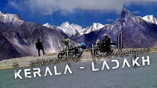 Ladakh Travel Status  Cinematic Travelogue  Kerala to Ladakh  Charlie BGM [upl. by Obara]