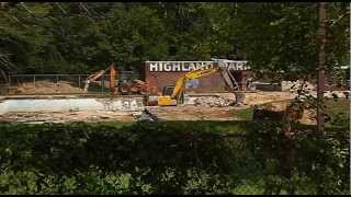 Highland Park pool gets demolished [upl. by Anir]