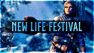 ESO New Life Festival Guide 2023  Double XP new Style Crystalfrost Skin and more [upl. by Pollerd889]