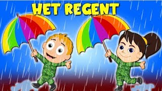 Het regent  Nederlandse kinderliedjes  Liedjes voor peuters en kleuters [upl. by Elleneg]