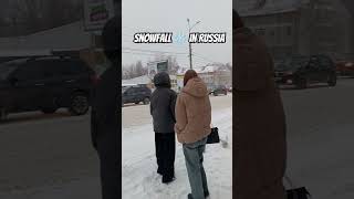 snowfallarkhangelsk whatsappshortsvideorussiawinter newyearvibescoldweather snowshortssong [upl. by Nahguav]