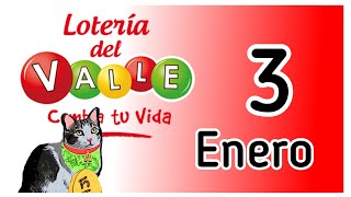 Resultado LOTERIA DEL VALLE Miercoles 3 de Enero de 2024 [upl. by Enelyw]