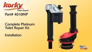 How to install a Complete Platinum Toilet Repair Kit by Korky [upl. by Annas]