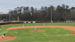 Henry Gibson Catches Foul Pop Fly ⬆️3  Francis Marion Patriots vs Newberry Wolves 242024 [upl. by Ahsytal]