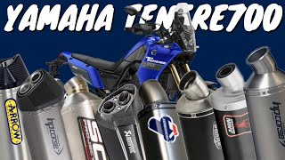 เสียงท่อ Yamaha Tenere 700 exhaust sound [upl. by Limaj316]