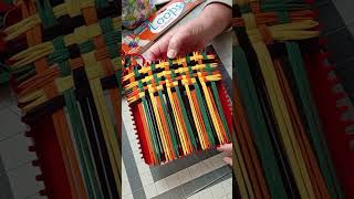 Weaving Potholders on a Loom potholders looms craftideas [upl. by Ttennaej]