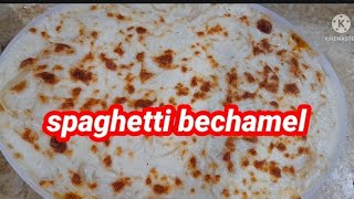 how to cook spaghetti bechamel recipe  Arabic procedure  sallychannel [upl. by Straub]