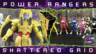 POWER RANGERS SHATTERED GRID  MIGHTY MORPHIN POWER RANGERS VS GOLDAR STOP MOTION [upl. by Mackey]