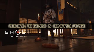 Record To Genzo In Komatsu Forge Ghost of Tsushima Playthrough [upl. by Demahom]