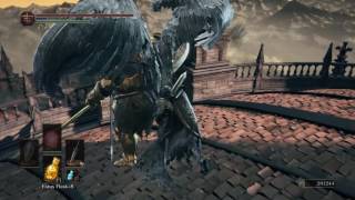 Dark Souls Easiest Farm Winged Knights Grand Archives Bonfire [upl. by Notnel]