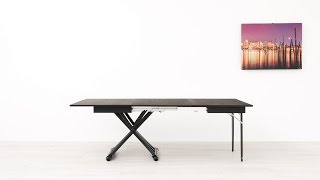 Expandable Coffee Table  LG LESMO [upl. by Hayifas]