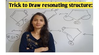 Easy trick to Draw resonating structurechlorobenzenephenol cyclopentadienyl anion [upl. by Wyne173]