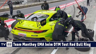 MOTOR TV22 Olaf Manthey mit dem Grello von Manthey EMA beim DTM Test am Red Bull Ring 2023 [upl. by Nobile]