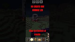 HO CREATO UNA CORNICE LED minecraft CORNICELED shortsviral shortsfeed shortsstory minecraft [upl. by Jackie737]