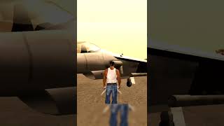 Steel Military Jet in GTA San Andreas PT3 gtasanandreas shorts [upl. by Nnayar]